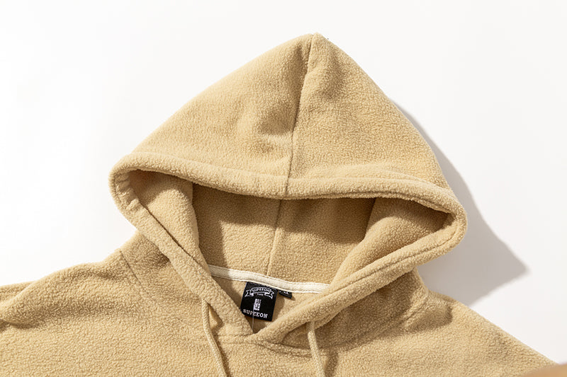 Fleece Fashionable Hooded Sweatshirt