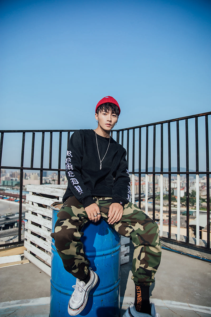 New Autumn and Winter Trendy Brand Round-neck Long-sleeved Embroidered Long-sleeved Sweatshirt for Students, Loose Ulzzang Men's and Women's Fleece Jacket