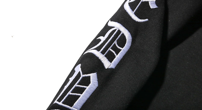 New Autumn and Winter Trendy Brand Round-neck Long-sleeved Embroidered Long-sleeved Sweatshirt for Students, Loose Ulzzang Men's and Women's Fleece Jacket