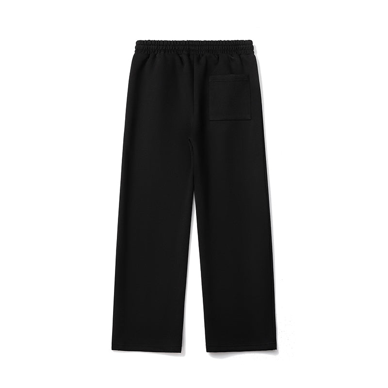 Spring and Summer American-style Luminous Stripe Versatile Sports Sweatpants for Women, Straight-leg Solid Color Loose Wide-leg Men's Casual Trousers
