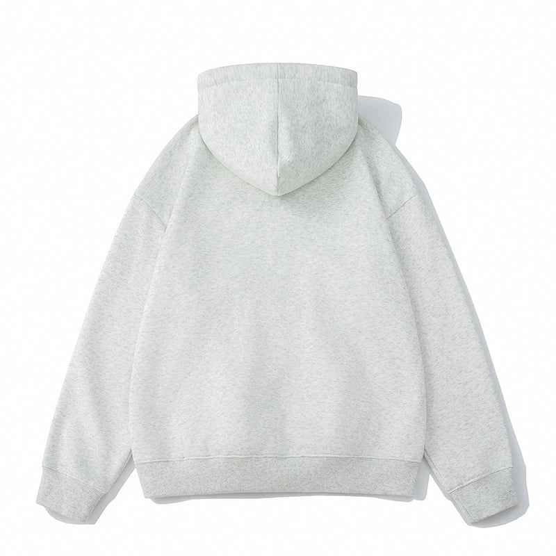 A 400-gram American Hooded Sweatshirt from A Trendy Men's Fashion Brand in the Autumn of 2025, Featuring A Retro High Street Hooded Jacket