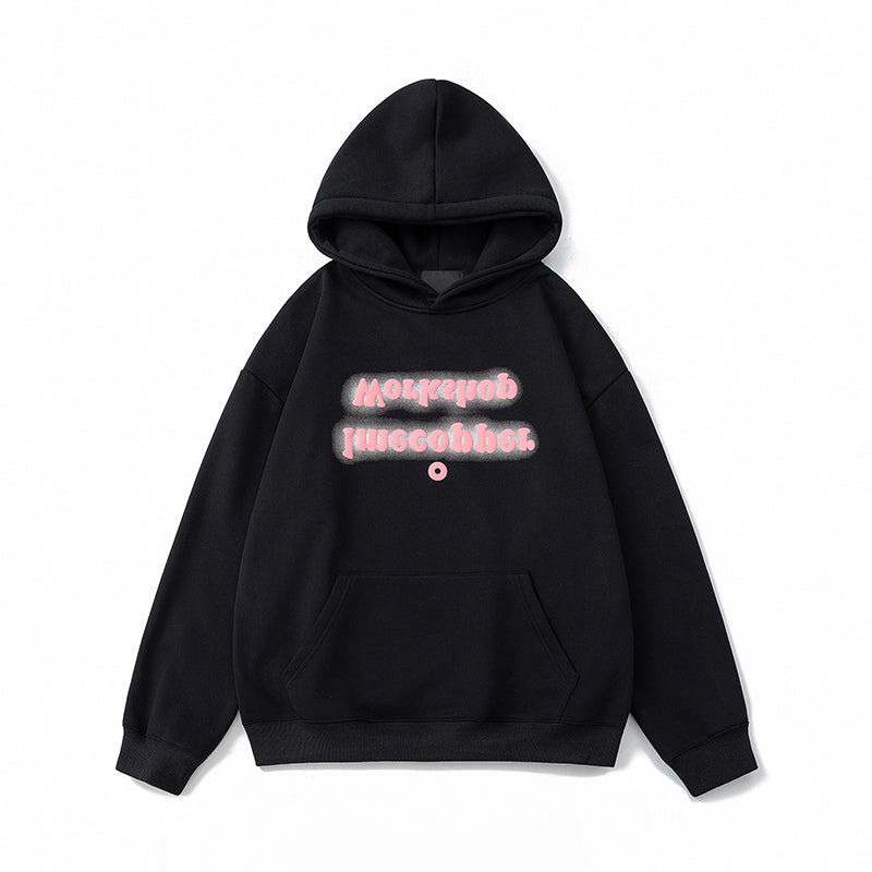 A 400-gram American Hooded Sweatshirt from A Trendy Men's Fashion Brand in the Autumn of 2025, Featuring A Retro High Street Hooded Jacket