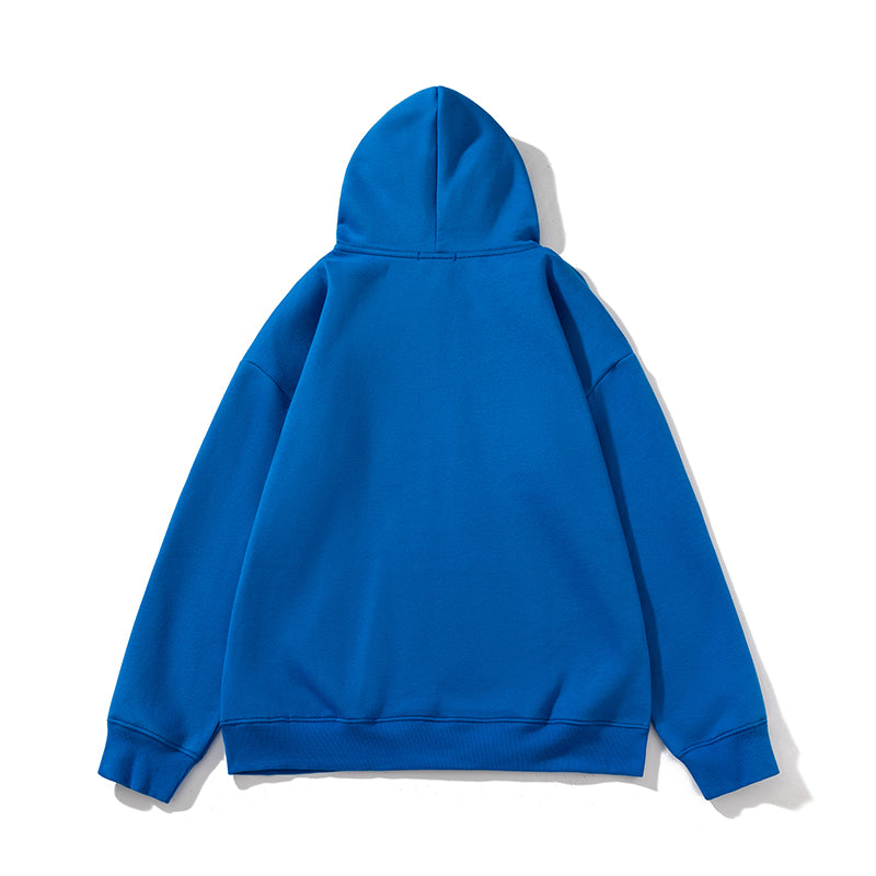 The Original Design Sense of Chinese Trend, Embroidered American Hooded Sweatshirt for Men and Women, and the Trend of Fleece Warm Outerwear for Autumn and Winter