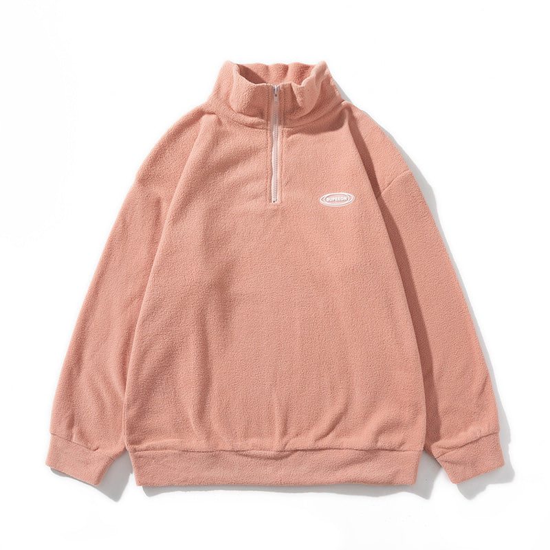 Hoodie Cardigan, Spring and Autumn Chic Hong Kong-style Couple's Top, Oversized Thickened Hoodie for Men