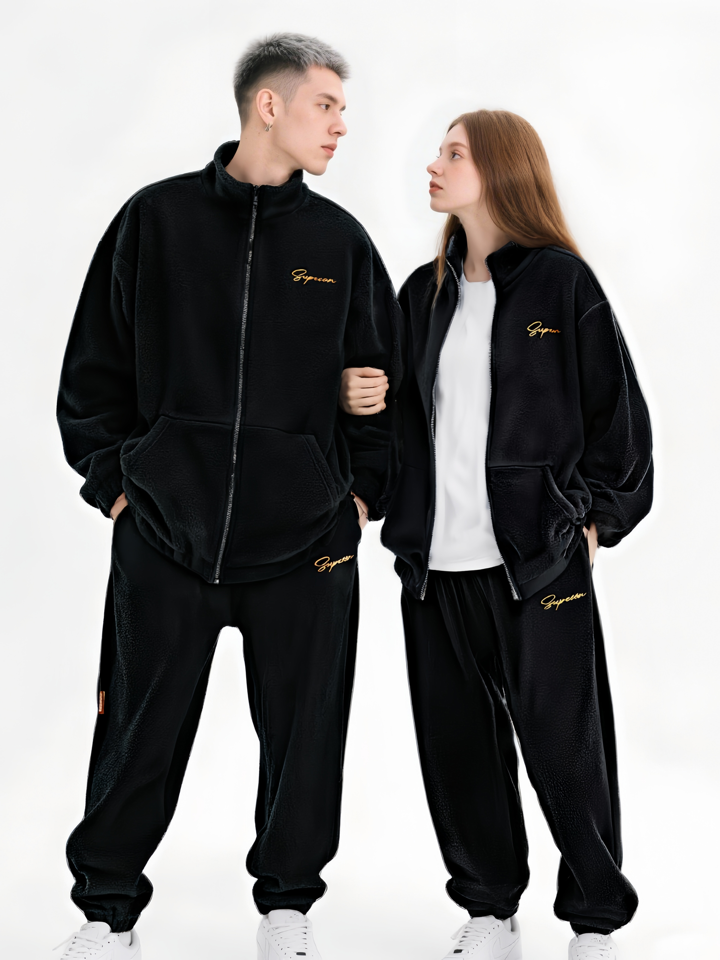 New Autumn and Winter Japanese Streetwear Unisex Bf Loose Harem Pants, Loose Tight-fitting Sweatpants for Boys and Girls, and Korean Casual Pants for Students