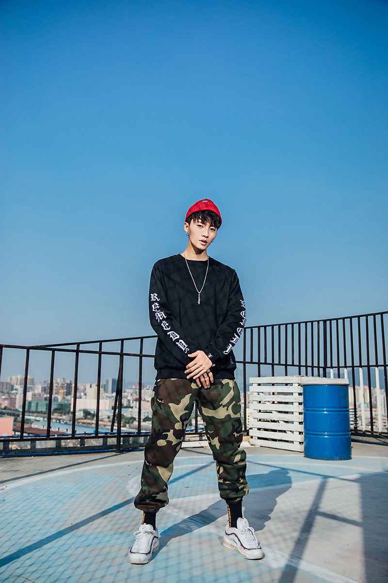 New Autumn and Winter Trendy Brand Round-neck Long-sleeved Embroidered Long-sleeved Sweatshirt for Students, Loose Ulzzang Men's and Women's Fleece Jacket
