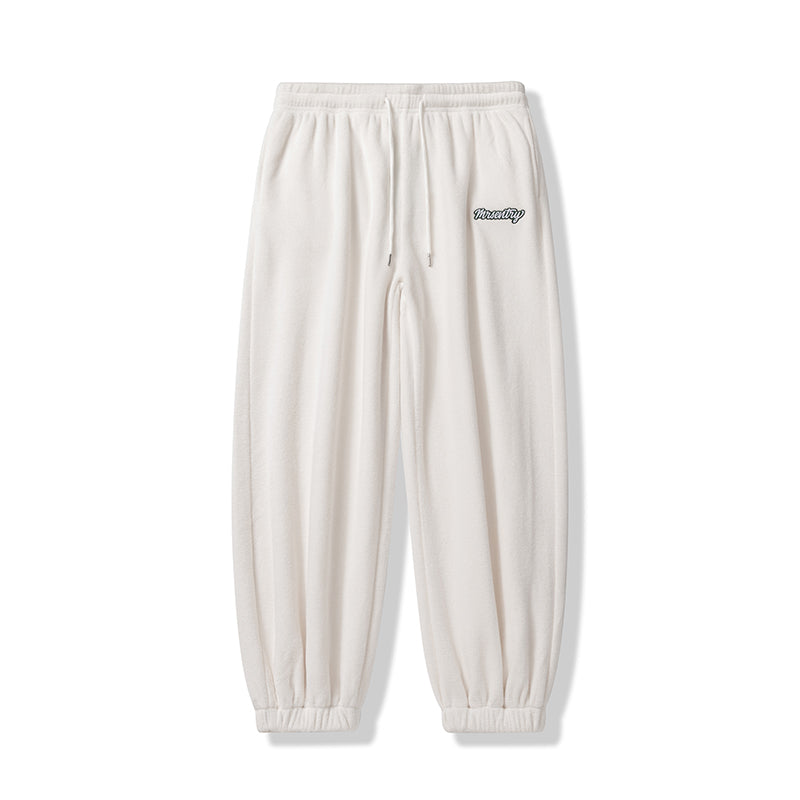 Autumn and Winter Warm Fleece Corset Cotton Pants for Men, Loose BF Street Dance Sports Elastic Sweatpants