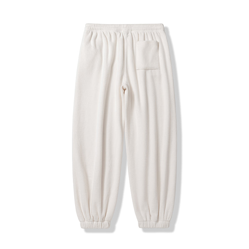 Autumn and Winter Warm Fleece Corset Cotton Pants for Men, Loose BF Street Dance Sports Elastic Sweatpants