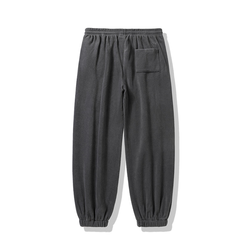 Autumn and Winter Warm Fleece Corset Cotton Pants for Men, Loose BF Street Dance Sports Elastic Sweatpants