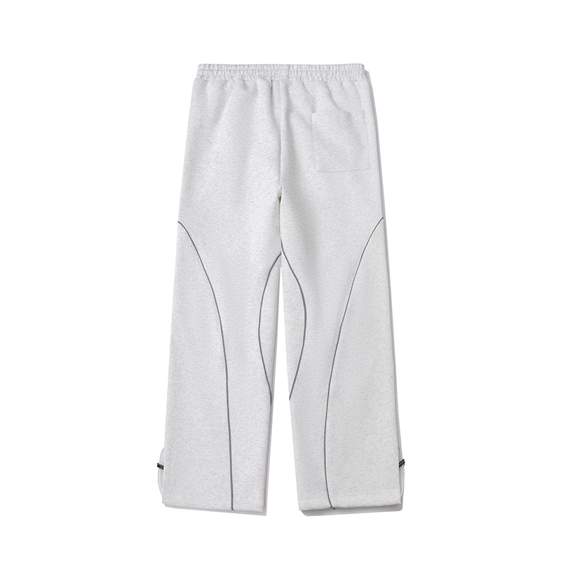 New Casual Pants for Women, Original Retro Reflective Strip Design, Loose Drawstring Sport Pants, Trendy Men's Pants