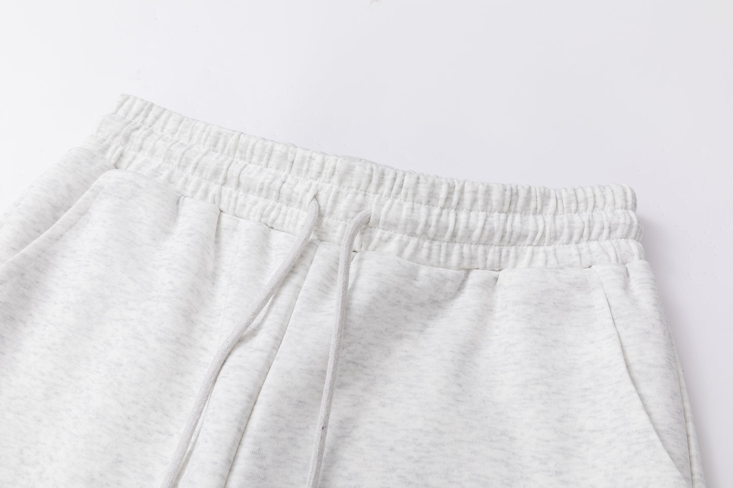 New Laid-back Style Thickened Casual Trendy Men's Sportswear Pants, High-waisted Straight-leg Wide-Leg Constricted Nine-inch Pants