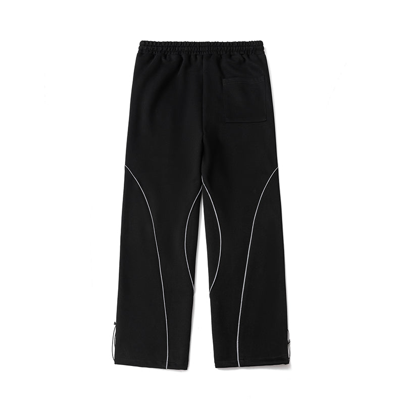 New Casual Pants for Women, Original Retro Reflective Strip Design, Loose Drawstring Sport Pants, Trendy Men's Pants