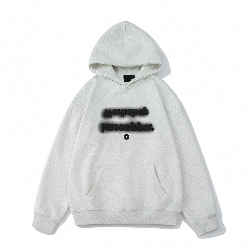 A 400-gram American Hooded Sweatshirt from A Trendy Men's Fashion Brand in the Autumn of 2025, Featuring A Retro High Street Hooded Jacket