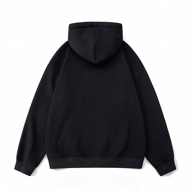 A 400-gram American Hooded Sweatshirt from A Trendy Men's Fashion Brand in the Autumn of 2025, Featuring A Retro High Street Hooded Jacket