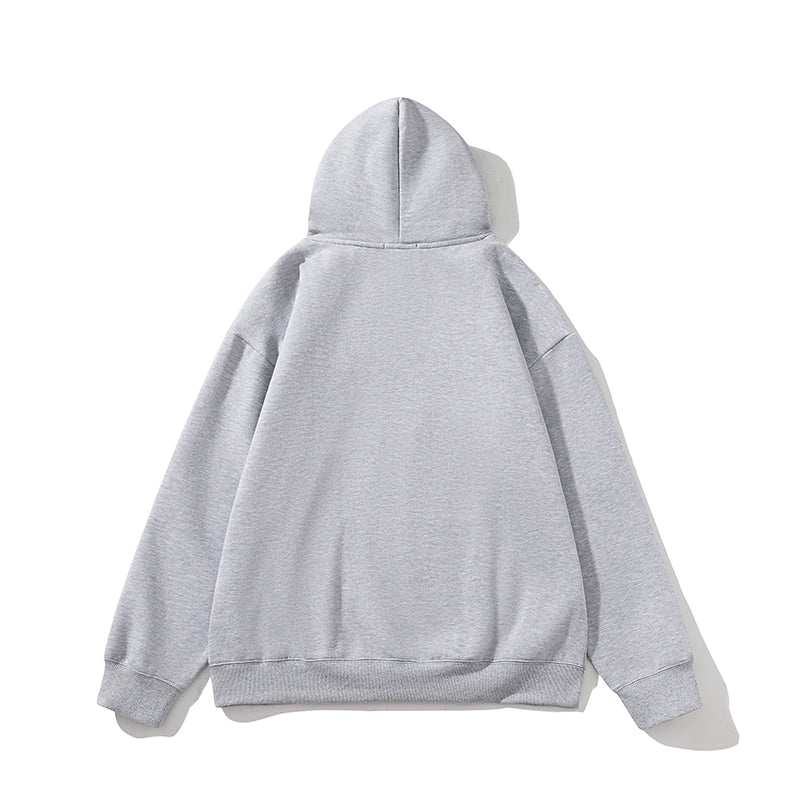 The Original Design Sense of Chinese Trend, Embroidered American Hooded Sweatshirt for Men and Women, and the Trend of Fleece Warm Outerwear for Autumn and Winter