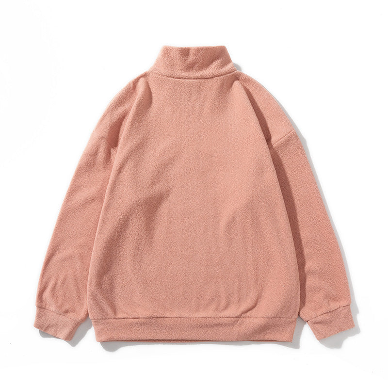 Hoodie Cardigan, Spring and Autumn Chic Hong Kong-style Couple's Top, Oversized Thickened Hoodie for Men