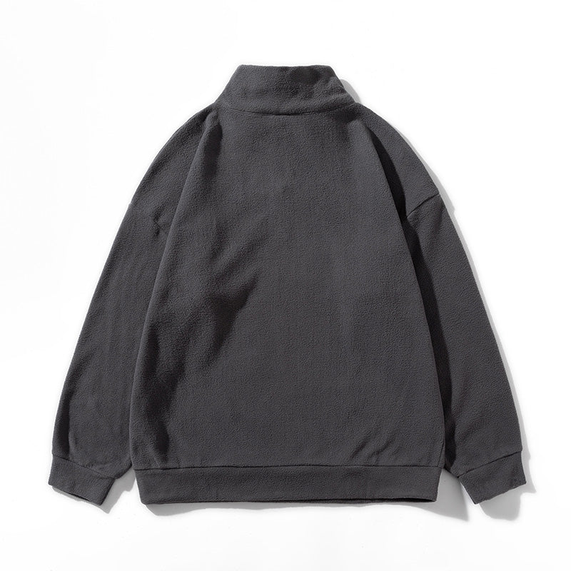 Hoodie Cardigan, Spring and Autumn Chic Hong Kong-style Couple's Top, Oversized Thickened Hoodie for Men