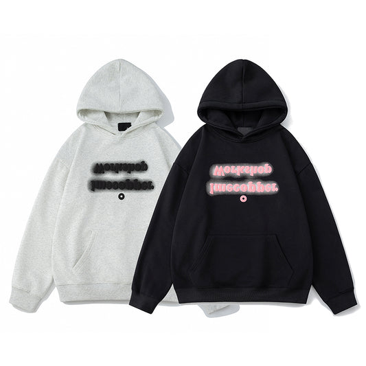 A 400-gram American Hooded Sweatshirt from A Trendy Men's Fashion Brand in the Autumn of 2025, Featuring A Retro High Street Hooded Jacket