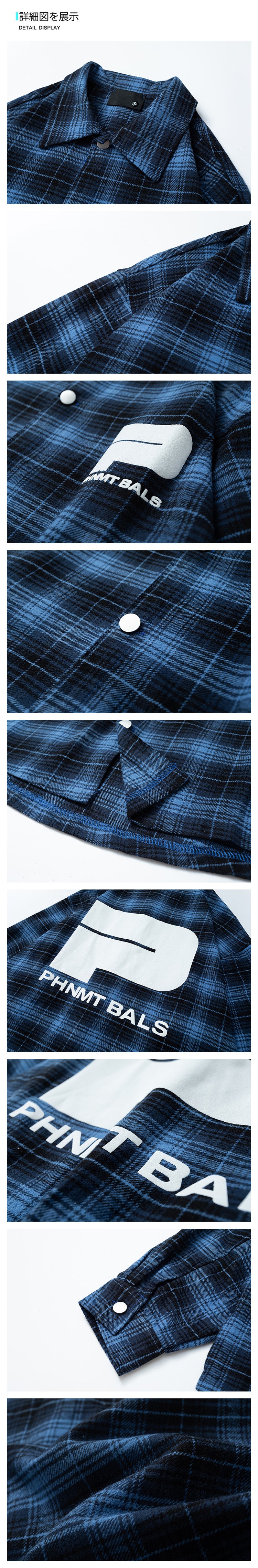 The New Matcha Green Checkered Shirt for Boys and Teenagers in Autumn is A Vintage Shirt with A Japanese Retro and High-end Feel