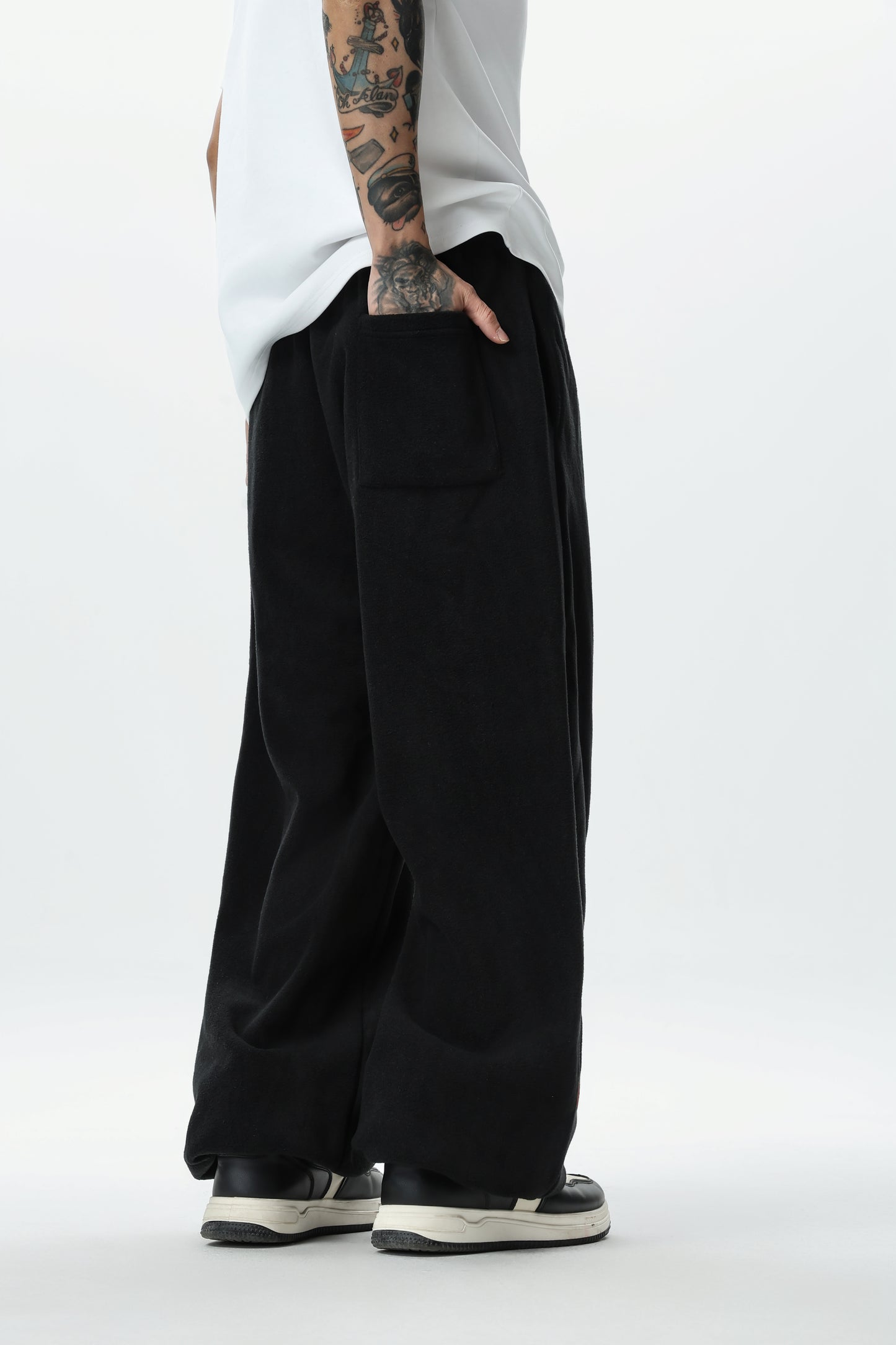 New Autumn and Winter Japanese Streetwear Unisex Bf Loose Harem Pants, Loose Tight-fitting Sweatpants for Boys and Girls, and Korean Casual Pants for Students