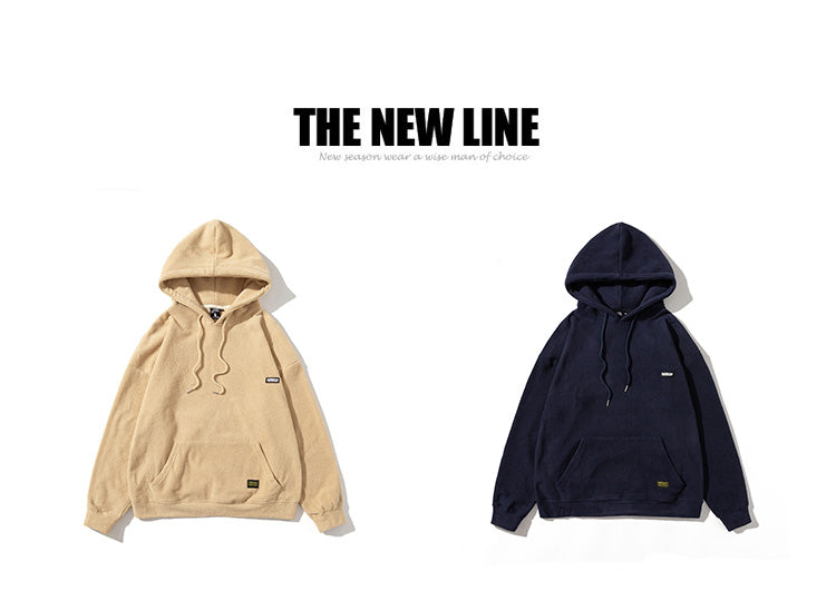 Fleece Fashionable Hooded Sweatshirt