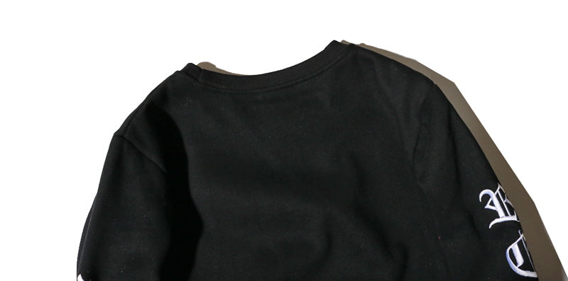 New Autumn and Winter Trendy Brand Round-neck Long-sleeved Embroidered Long-sleeved Sweatshirt for Students, Loose Ulzzang Men's and Women's Fleece Jacket