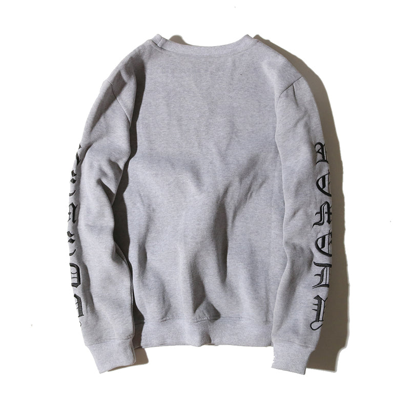 New Autumn and Winter Trendy Brand Round-neck Long-sleeved Embroidered Long-sleeved Sweatshirt for Students, Loose Ulzzang Men's and Women's Fleece Jacket