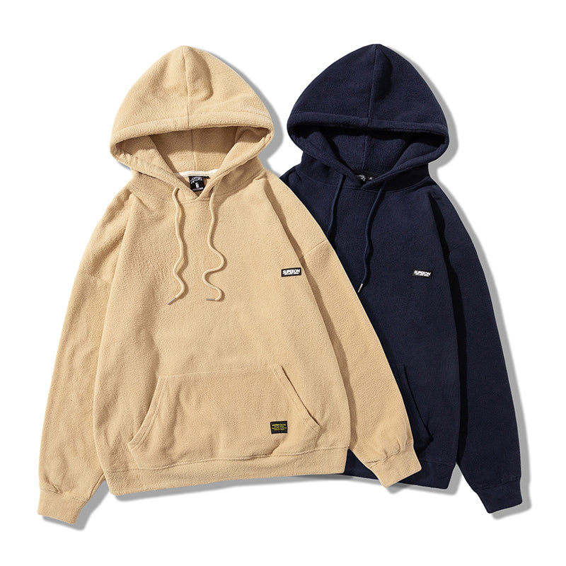 Fleece Fashionable Hooded Sweatshirt