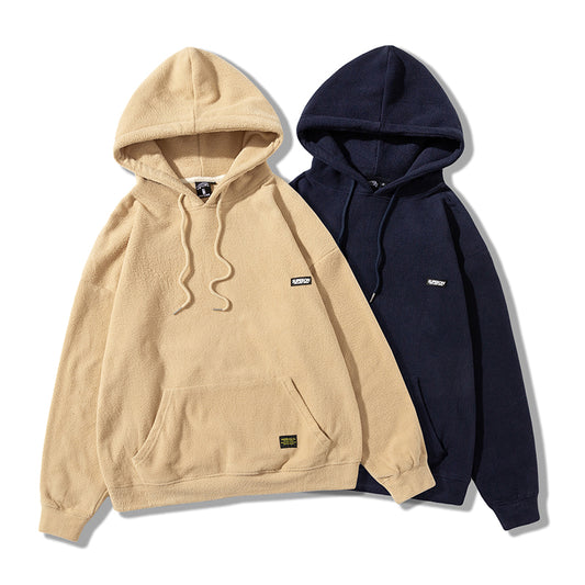 Fleece Fashionable Hooded Sweatshirt
