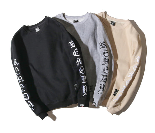 New Autumn and Winter Trendy Brand Round-neck Long-sleeved Embroidered Long-sleeved Sweatshirt for Students, Loose Ulzzang Men's and Women's Fleece Jacket